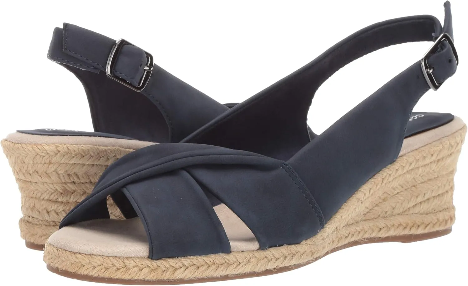 Easy Street Women's Maureen Espadrille Sandals Casual Shoes