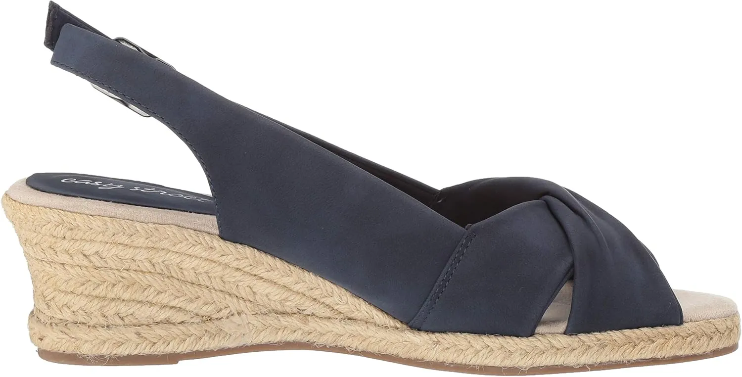 Easy Street Women's Maureen Espadrille Sandals Casual Shoes