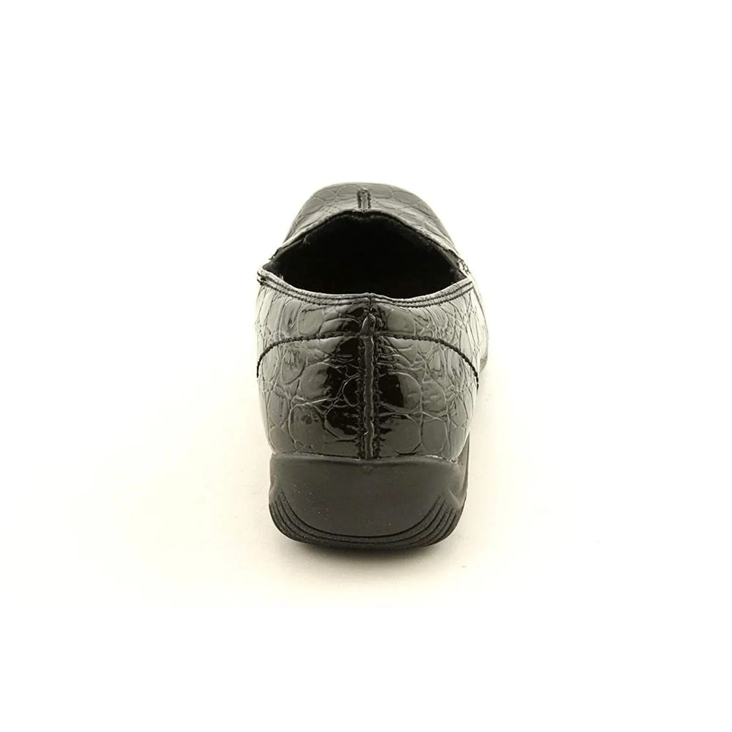 Easy Street Women's Purpose Sneaker, Black Patent Croco, 10 Wide