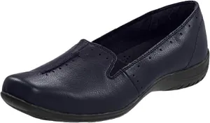Easy Street Women's Purpose Sneaker, Navy, 10 X-Wide
