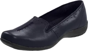 Easy Street Women's Purpose Sneaker, Navy, 11 X-Wide