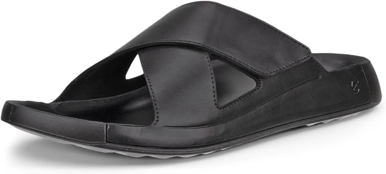 ECCO Men's Cozmo Two Band Cross Slide Sandal