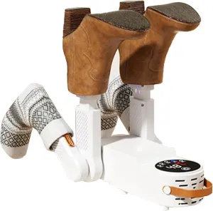 Electric Shoe Dryer - Portable Boot Dryer Warmer | 120W Shoes Dryer Machine | Ootwear Dryer Eliminate Bad Odor & Shoes | Shoe Warmer for Work Boots Ski Boots Sneakers Gloves