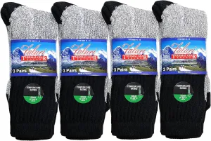 Falari 12 Pack Men Winter Ultra Warm Thermal Boot Socks For Cold Weather
