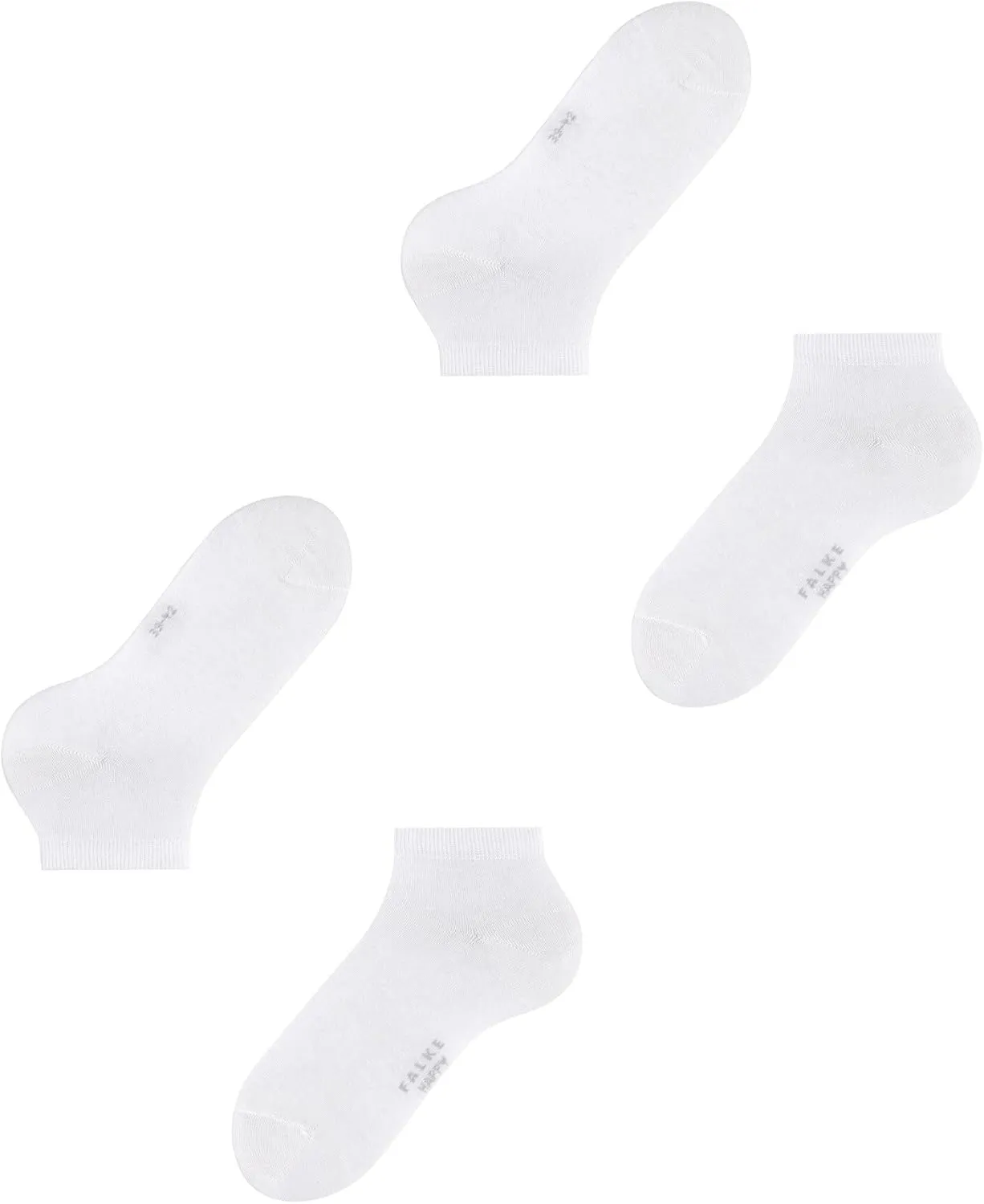 FALKE Men's Happy 2-Pack Sneaker Socks, Breathable, Cotton, Lightweight, 2 Pairs