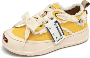 Fashionable Platform Soled Casual Sneakers Inner heightened Women's Shoes Female Students Soft Soled Campus Fashion Casual Shoes