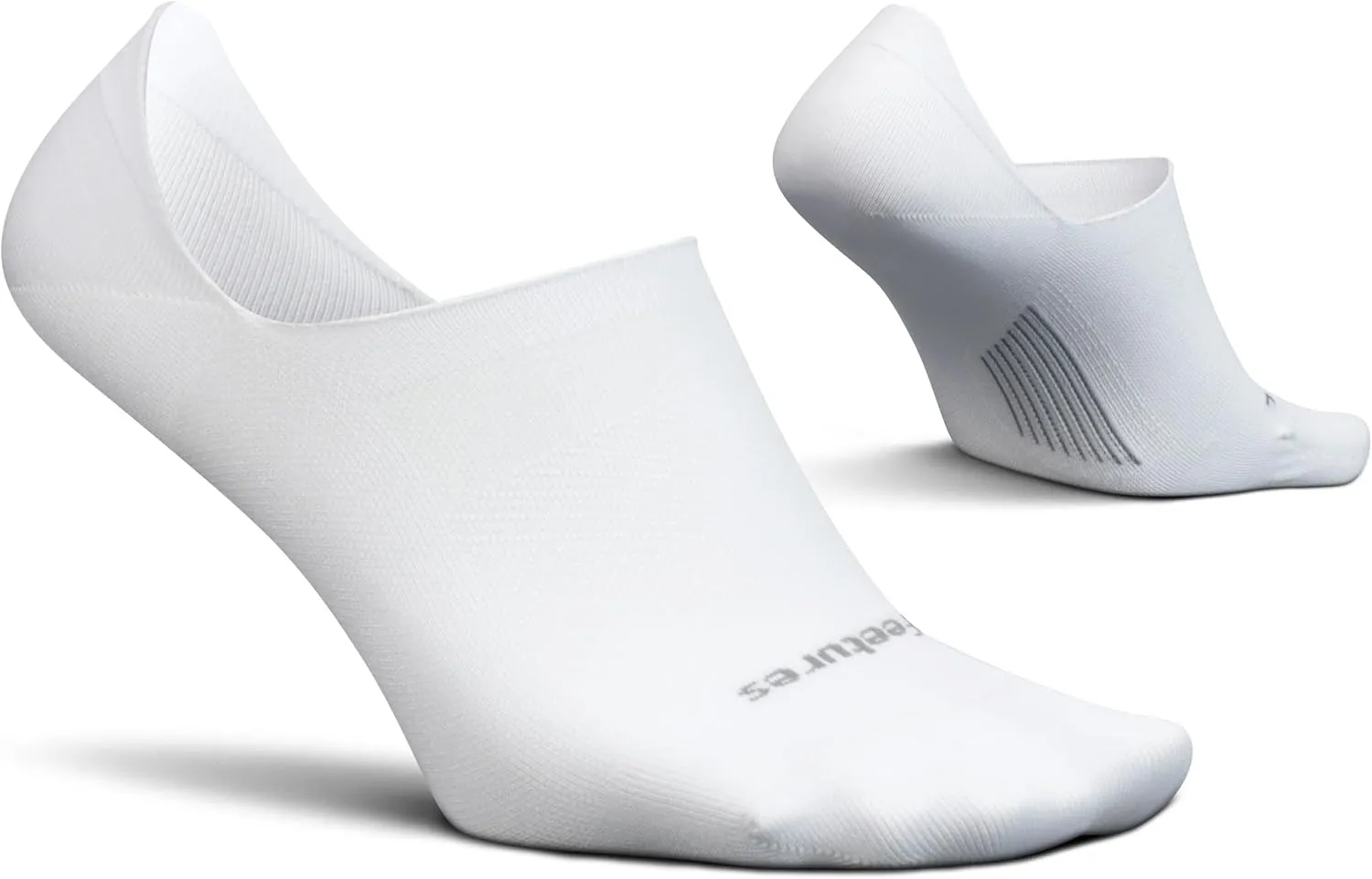 Feetures Elite Ultra Light Invisible Socks - Anti-Slip Sport Sock Liner with Targeted Compression - (1 Pair)