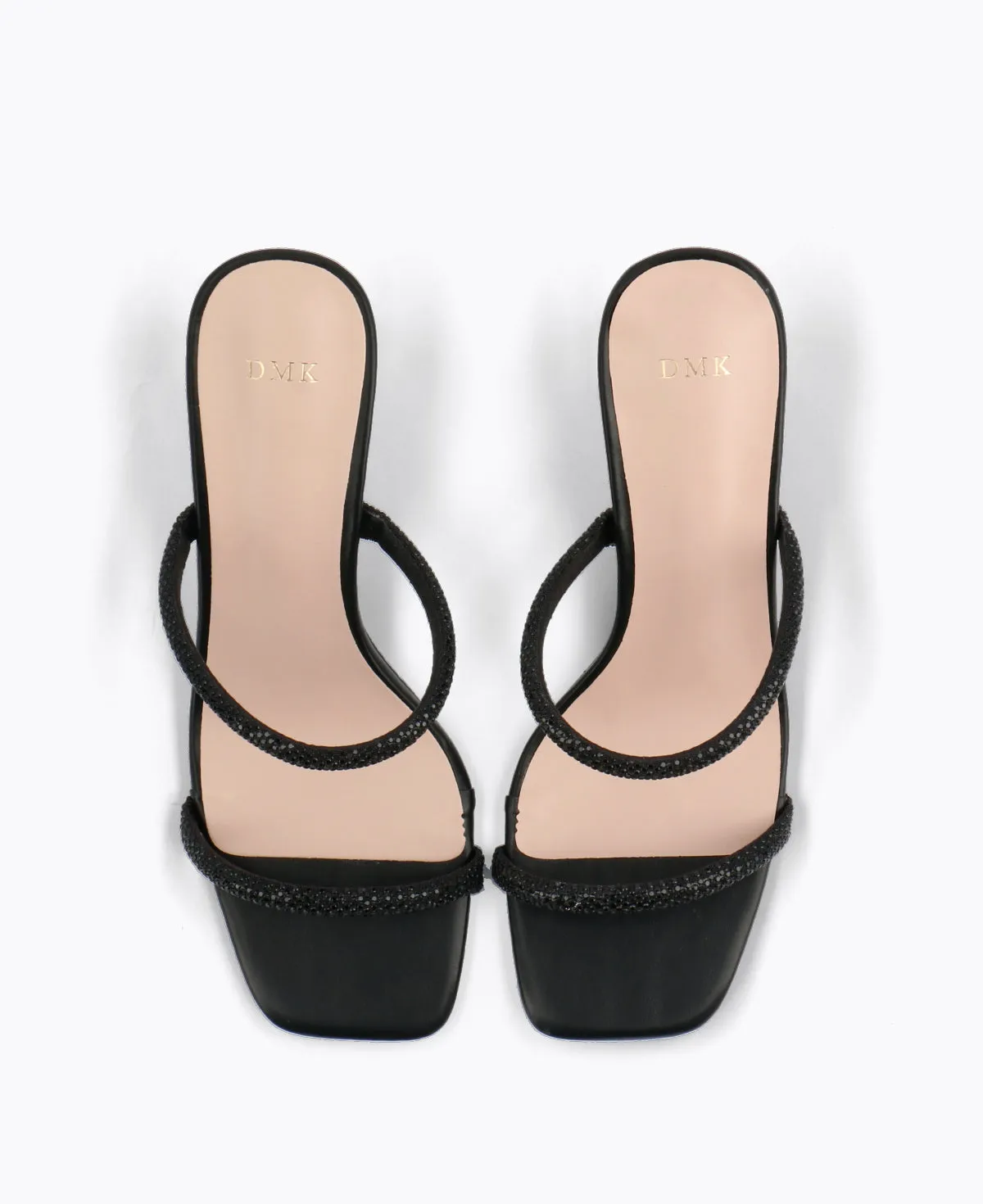 Feodora Heel Sandals - Black