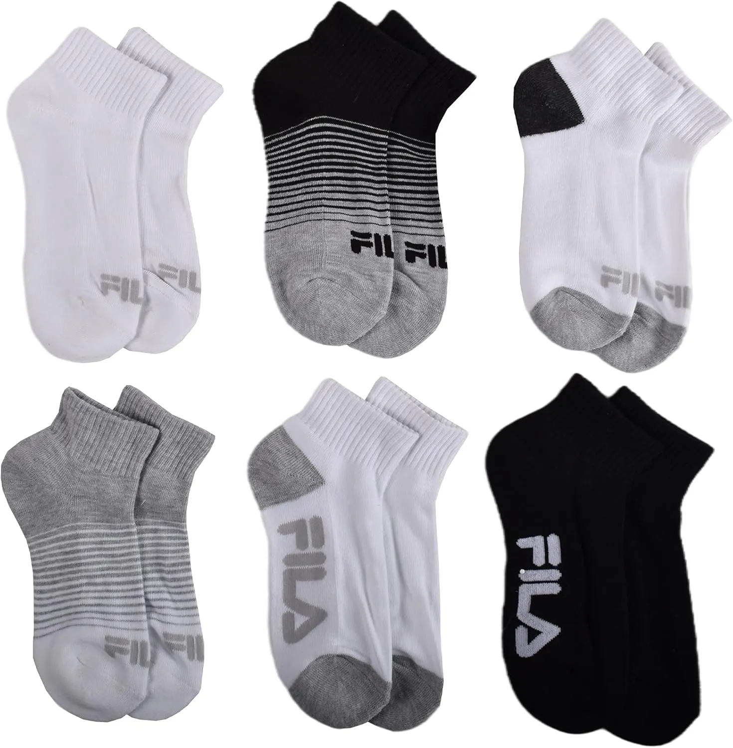 Fila Women's Half Cushioned Quarter Socks
