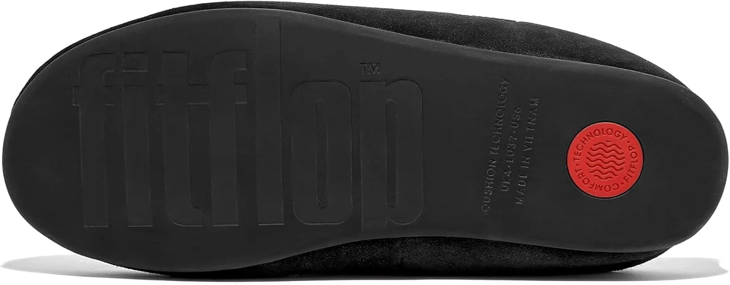 FitFlop Women's Chrissie Ii Haus Crochet-Stitch Shearling Slippers