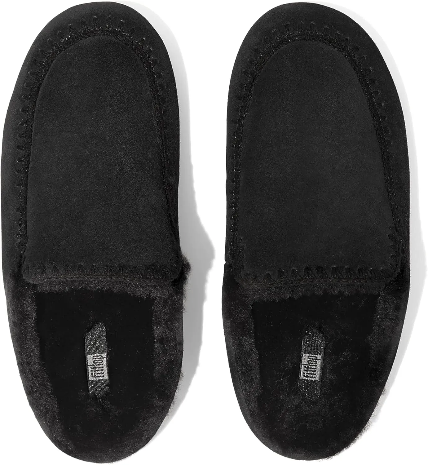 FitFlop Women's Chrissie Ii Haus Crochet-Stitch Shearling Slippers