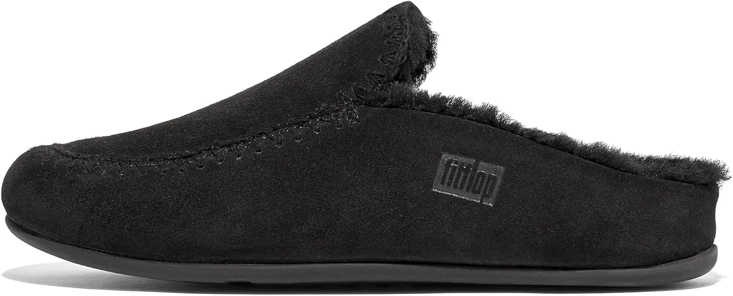 FitFlop Women's Chrissie Ii Haus Crochet-Stitch Shearling Slippers