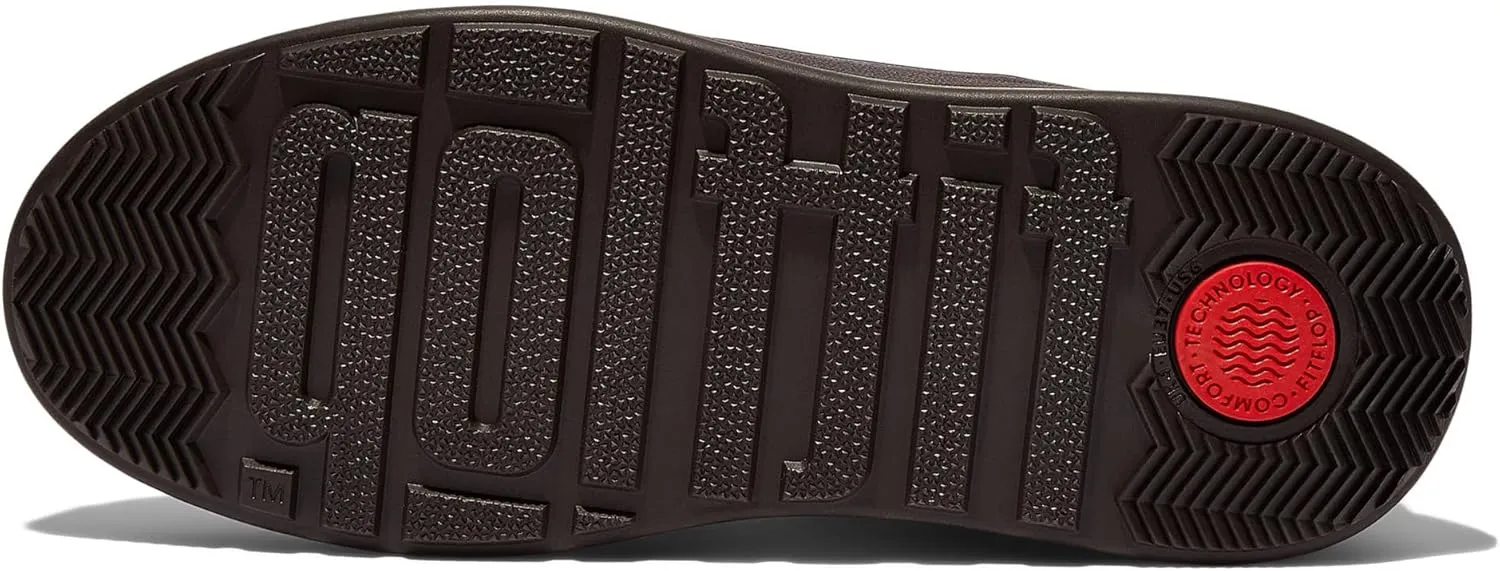 FitFlop Women's F-Mode Leather Flatform Penny Loafers