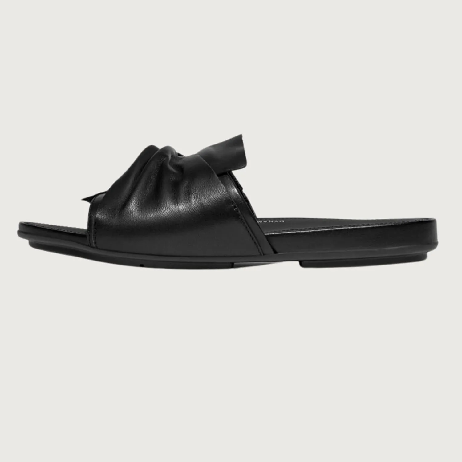 FitFlop Women's Gracie Soft-Twist Leather Slides Wedge Sandal