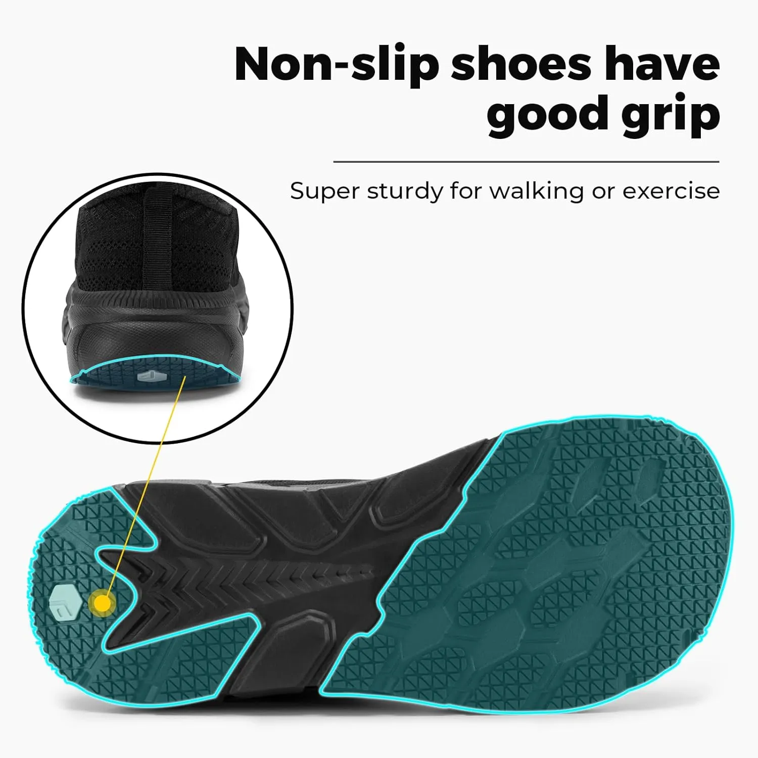 FitVille Wide Toe Box Shoes for Men Cushioned Well Extra Wide Width Running Shoes for Men Walking Comfortable Lightweight