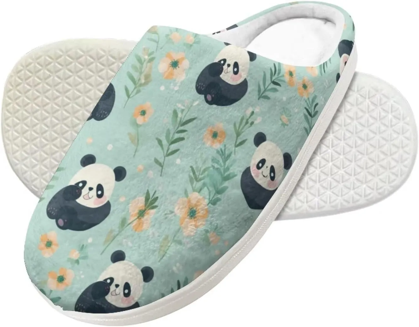 Flashideas Toddler Slippers Indoor Outdoor Anti-Skid Warm Cozy Foam Slide Soft Fuzzy Slippers