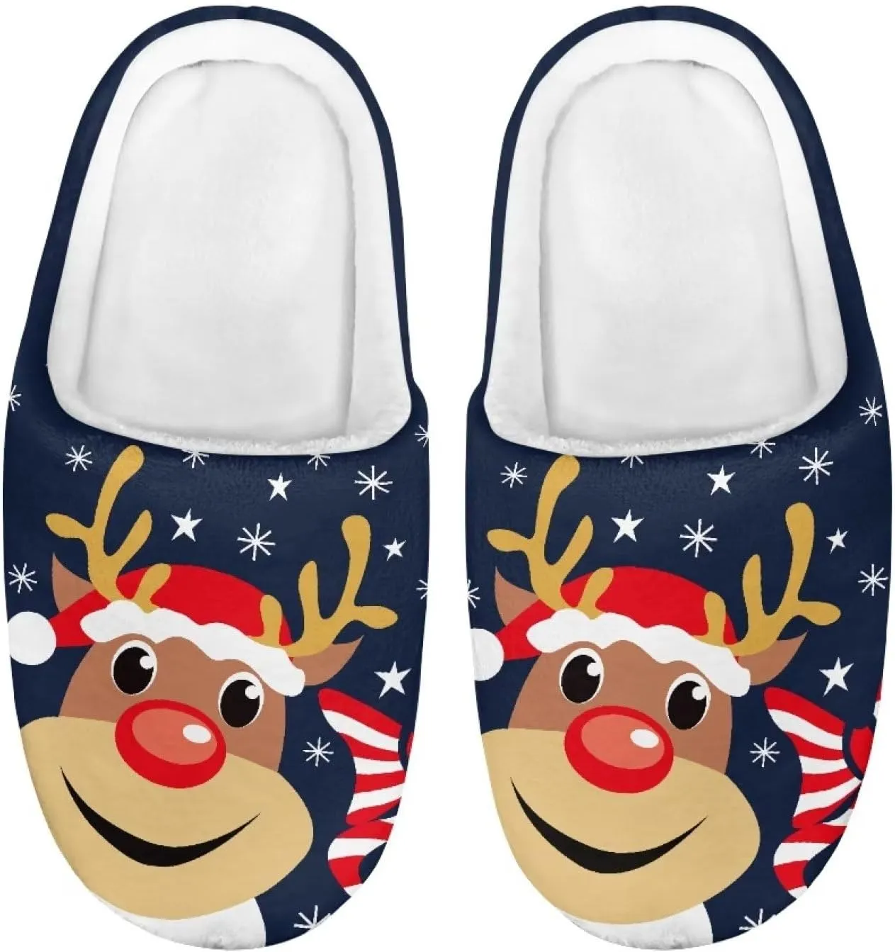 Flashideas Toddler Slippers Indoor Outdoor Anti-Skid Warm Cozy Foam Slide Soft Fuzzy Slippers