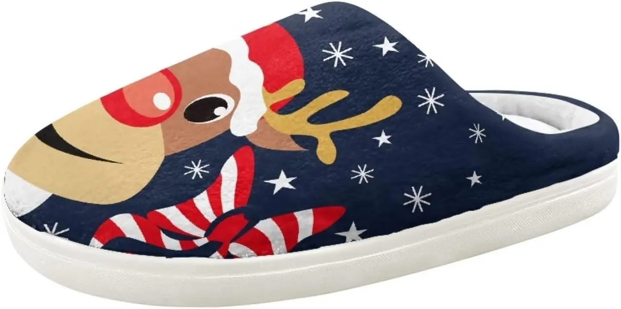 Flashideas Toddler Slippers Indoor Outdoor Anti-Skid Warm Cozy Foam Slide Soft Fuzzy Slippers
