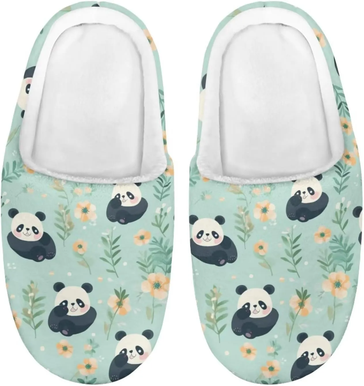 Flashideas Toddler Slippers Indoor Outdoor Anti-Skid Warm Cozy Foam Slide Soft Fuzzy Slippers