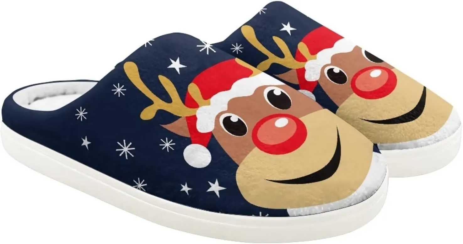 Flashideas Toddler Slippers Indoor Outdoor Anti-Skid Warm Cozy Foam Slide Soft Fuzzy Slippers
