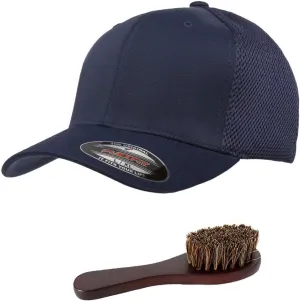 Flexfit 6533 Ultrafibre and Airmesh Lightweight Cap Bundle with THP Hat & Clothing Brush