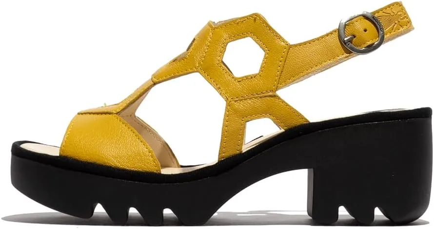 FLY London Women's Tewa573fly Heeled Sandal
