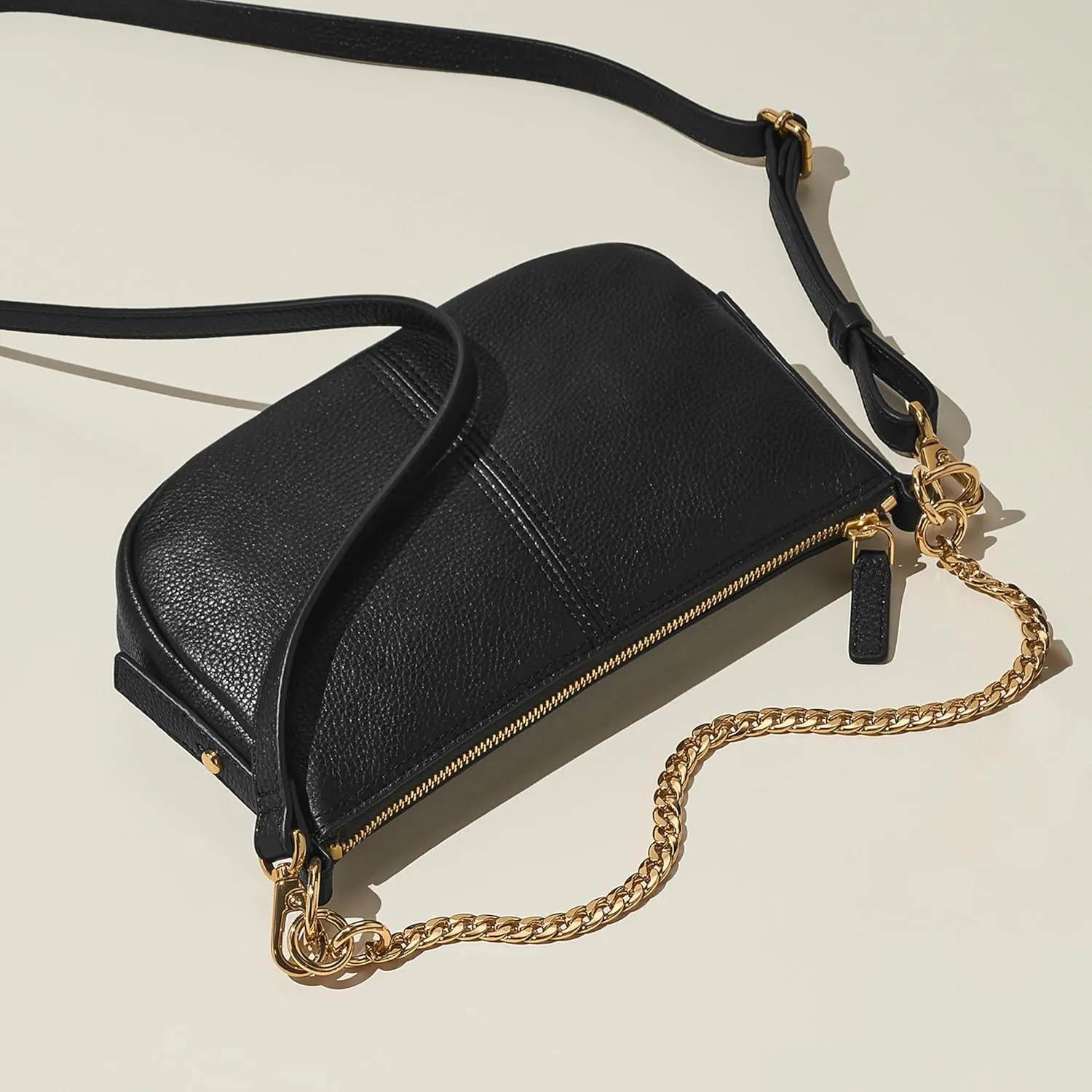 Fossil Women's Jolie Leather Small Shoulder Bag Purse Handbag for Women