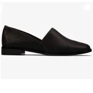 FOWT Two Tone Multicolor Penny Loafers for Women Side Cut Round Toe Black Shoes