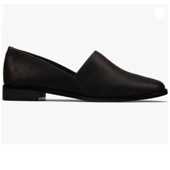 FOWT Two Tone Multicolor Penny Loafers for Women Side Cut Round Toe Black Shoes