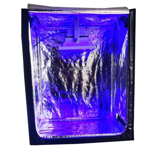 FUNGDO DIY Enclosure with Cooling Fan for DIY Shoe Icing Box Make Yellow/Oxidized Soles Icey/White Again or Making DIY 3D Printer Curing Enclosure Curing Station (Without Lamp)