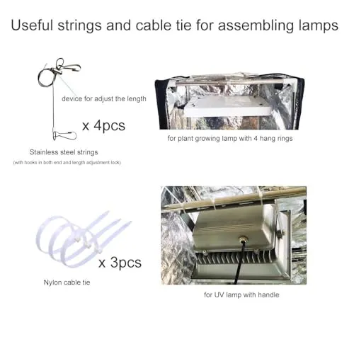 FUNGDO DIY Enclosure with Cooling Fan for DIY Shoe Icing Box Make Yellow/Oxidized Soles Icey/White Again or Making DIY 3D Printer Curing Enclosure Curing Station (Without Lamp)