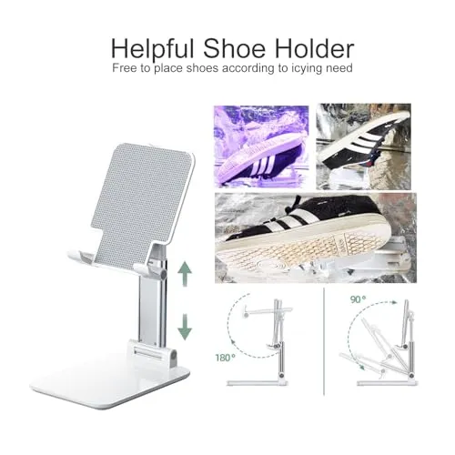 FUNGDO DIY Enclosure with Cooling Fan for DIY Shoe Icing Box Make Yellow/Oxidized Soles Icey/White Again or Making DIY 3D Printer Curing Enclosure Curing Station (Without Lamp)