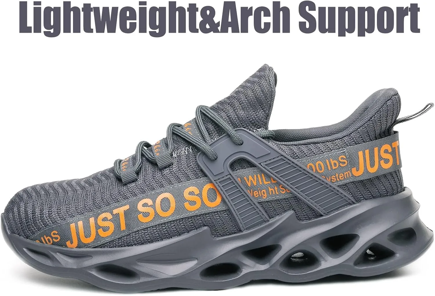 Furuian Steel Toe Shoes for Women Men Lightweight Safety Shoes Comfortable Steel Toe Sneakers Work Shoes