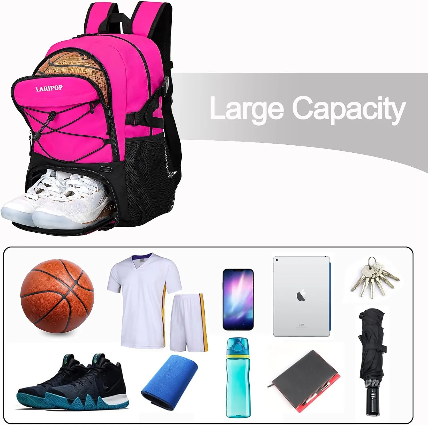 Gifts for Men,Basketball Backpack-Christmas Stocking Stuffers for Boys and Girls,Mens Gifts,Ball