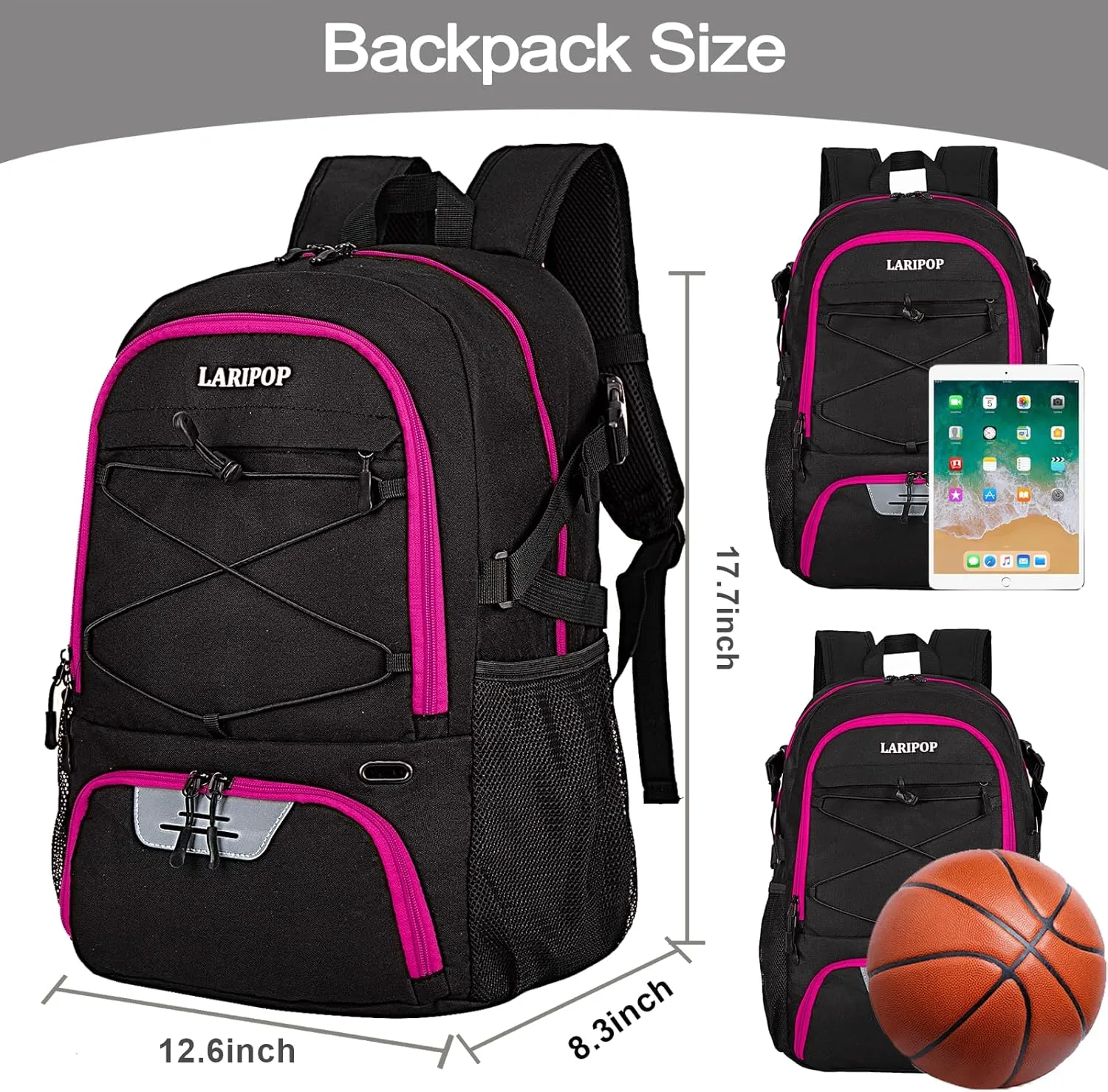 Gifts for Men,Basketball Backpack-Christmas Stocking Stuffers for Boys and Girls,Mens Gifts,Ball