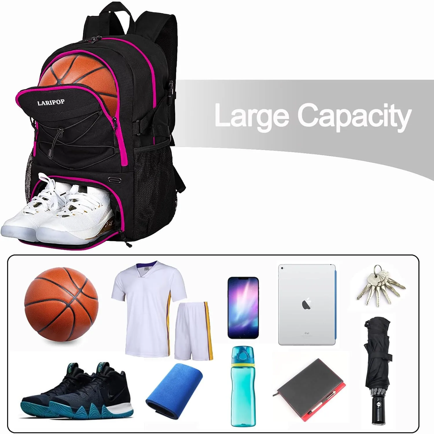 Gifts for Men,Basketball Backpack-Christmas Stocking Stuffers for Boys and Girls,Mens Gifts,Ball