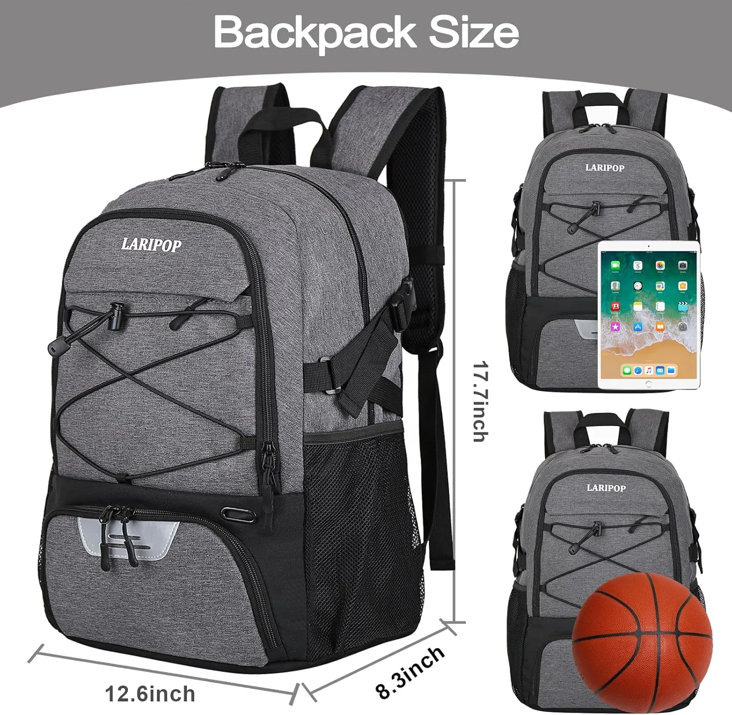 Gifts for Men,Basketball Backpack-Christmas Stocking Stuffers for Boys and Girls,Mens Gifts,Ball