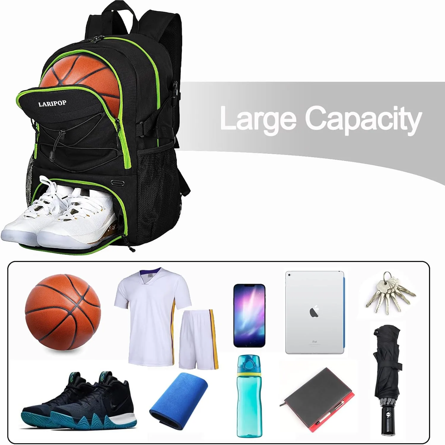 Gifts for Men,Basketball Backpack-Christmas Stocking Stuffers for Boys and Girls,Mens Gifts,Ball