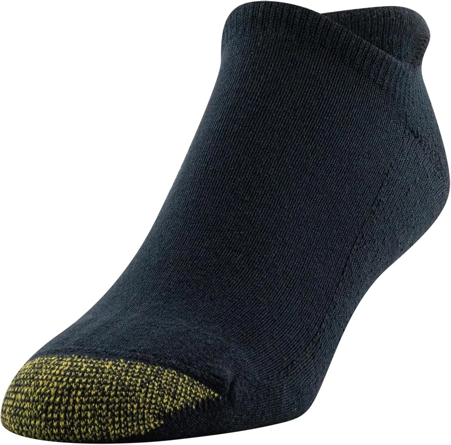 GOLDTOE Men's 656HT Cotton No Show Heel Tab Athletic Socks, 6-Pairs