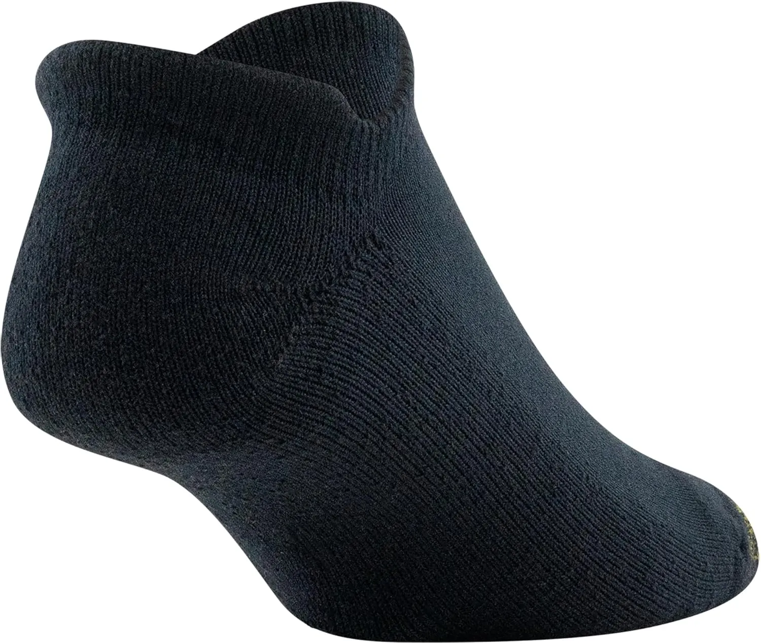 GOLDTOE Men's 656HT Cotton No Show Heel Tab Athletic Socks, 6-Pairs