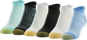 GOLDTOE Women's Vacay Cushion Tab Socks, 6-Pairs