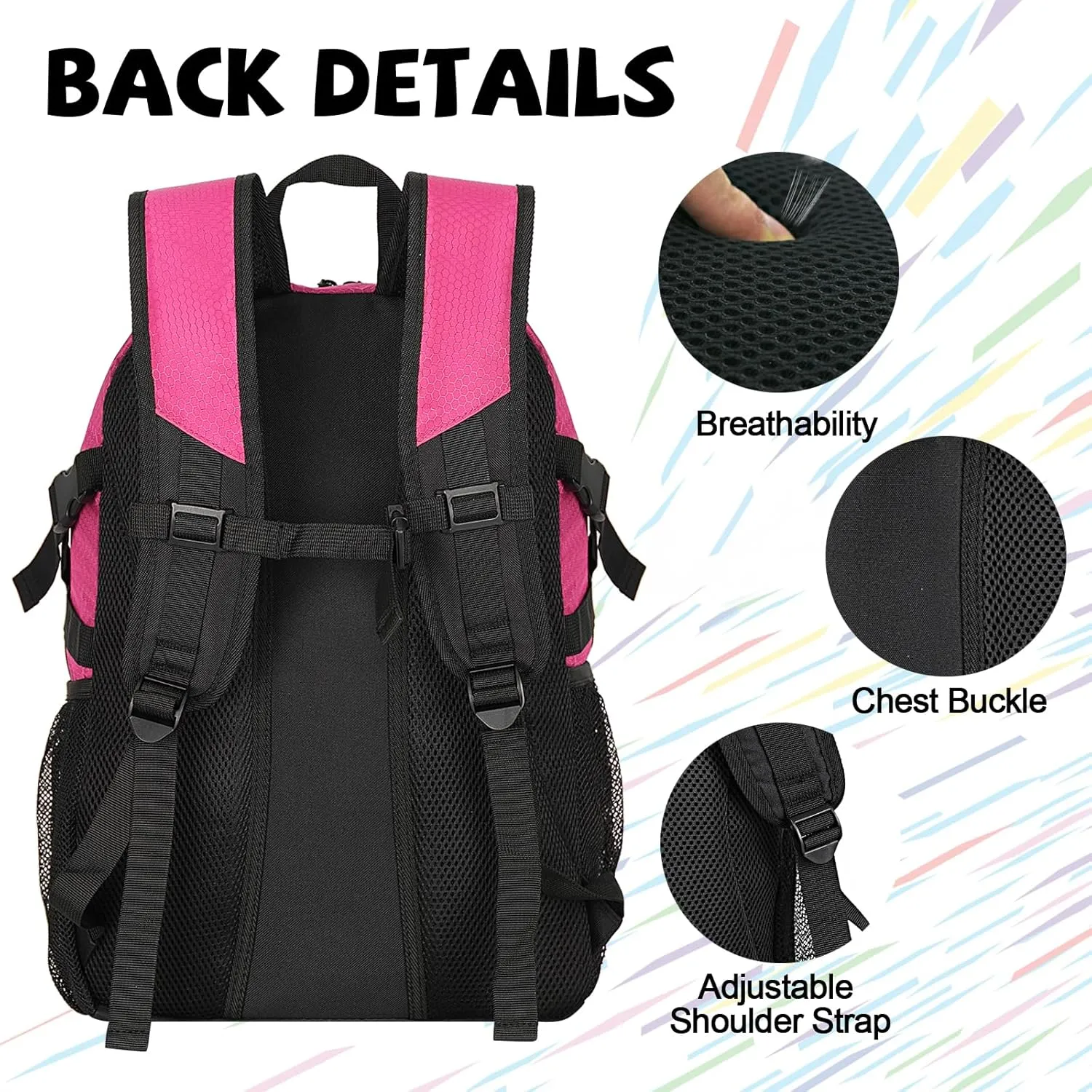 Goloni Soccer Bag,Large Sports Bag with with Separate Ball & Shoe Compartments,Youth Soccer Backpack for Basketball