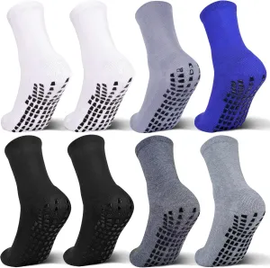 Grip Socks For Kids(4-16 Years Old) Youth Boys & Girls, Cushioned Sport Athletic Hospital Socks