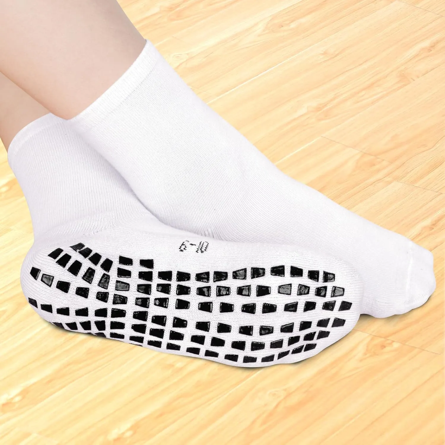 Grip Socks For Kids(4-16 Years Old) Youth Boys & Girls, Cushioned Sport Athletic Hospital Socks