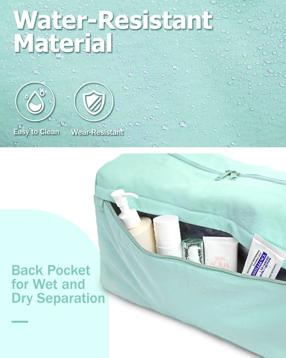 Gym Bag for Women with Shoe Compartment Sports Duffle Bag Men with Wet Pocket and Bottle Pocket Lightweight for Travel Workout, Green