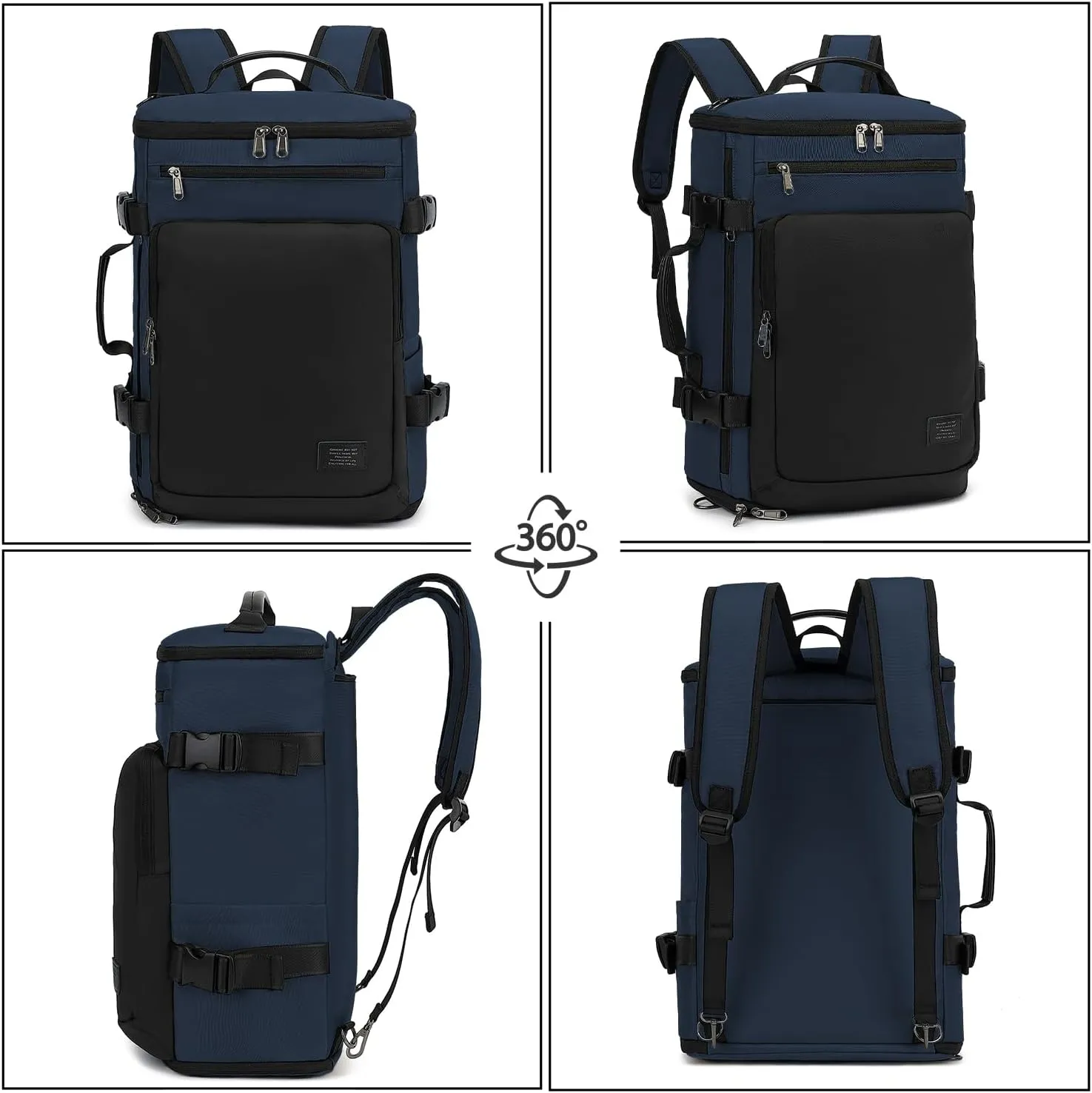 Gym Duffle Bag Backpack 4-Way Waterproof with Shoes Compartment for travel Sport Hiking laptop