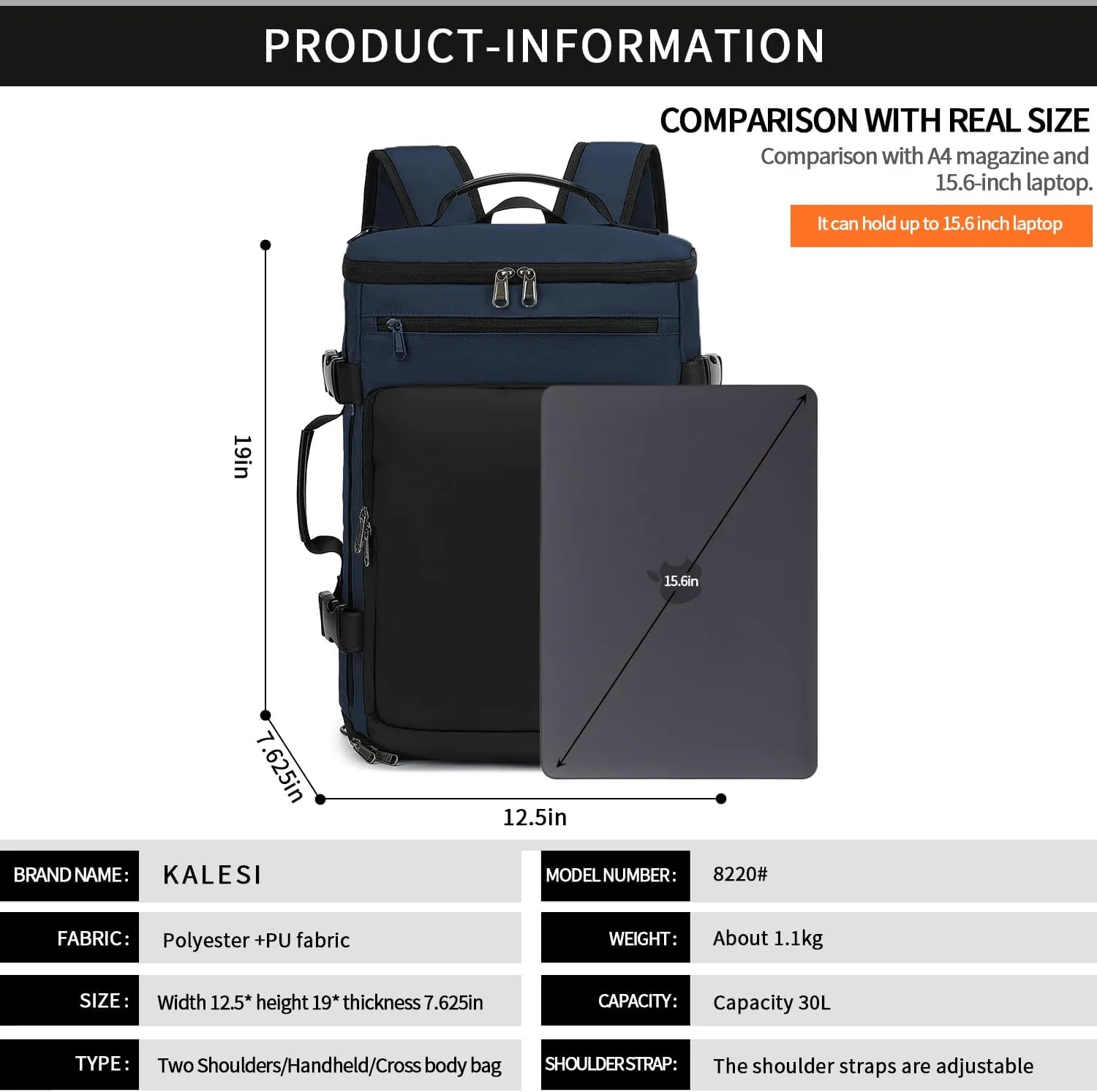 Gym Duffle Bag Backpack 4-Way Waterproof with Shoes Compartment for travel Sport Hiking laptop