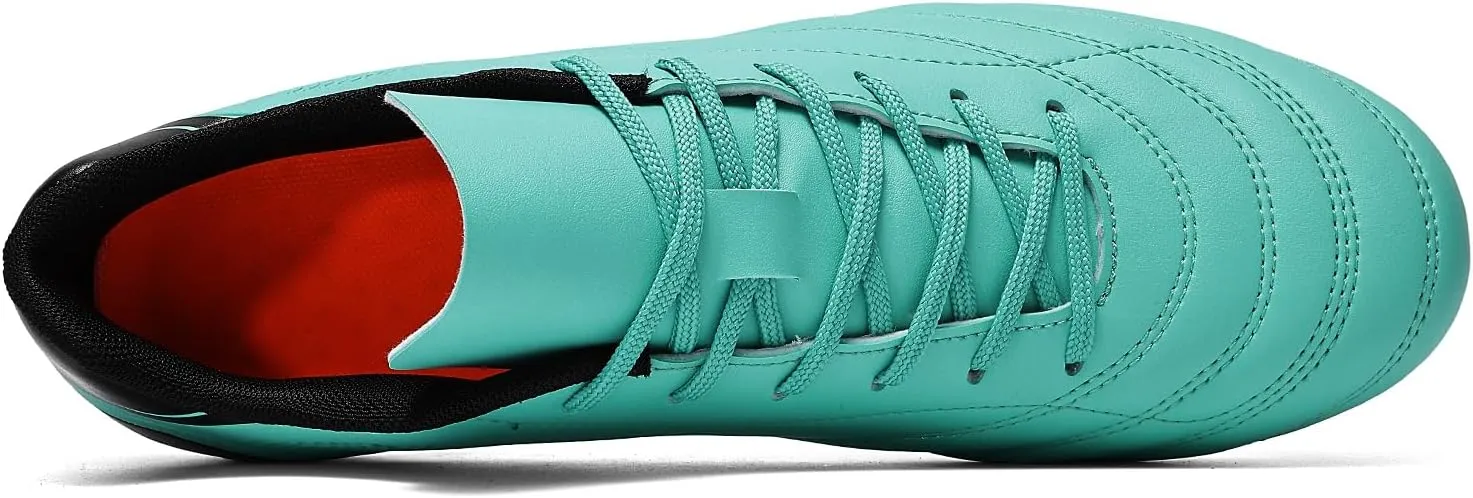 HaloTeam Soccer Shoes Mens Cleats Outdoor Professional Training Turf Football Boots Breathable Athletic Sneaker for AG/FG
