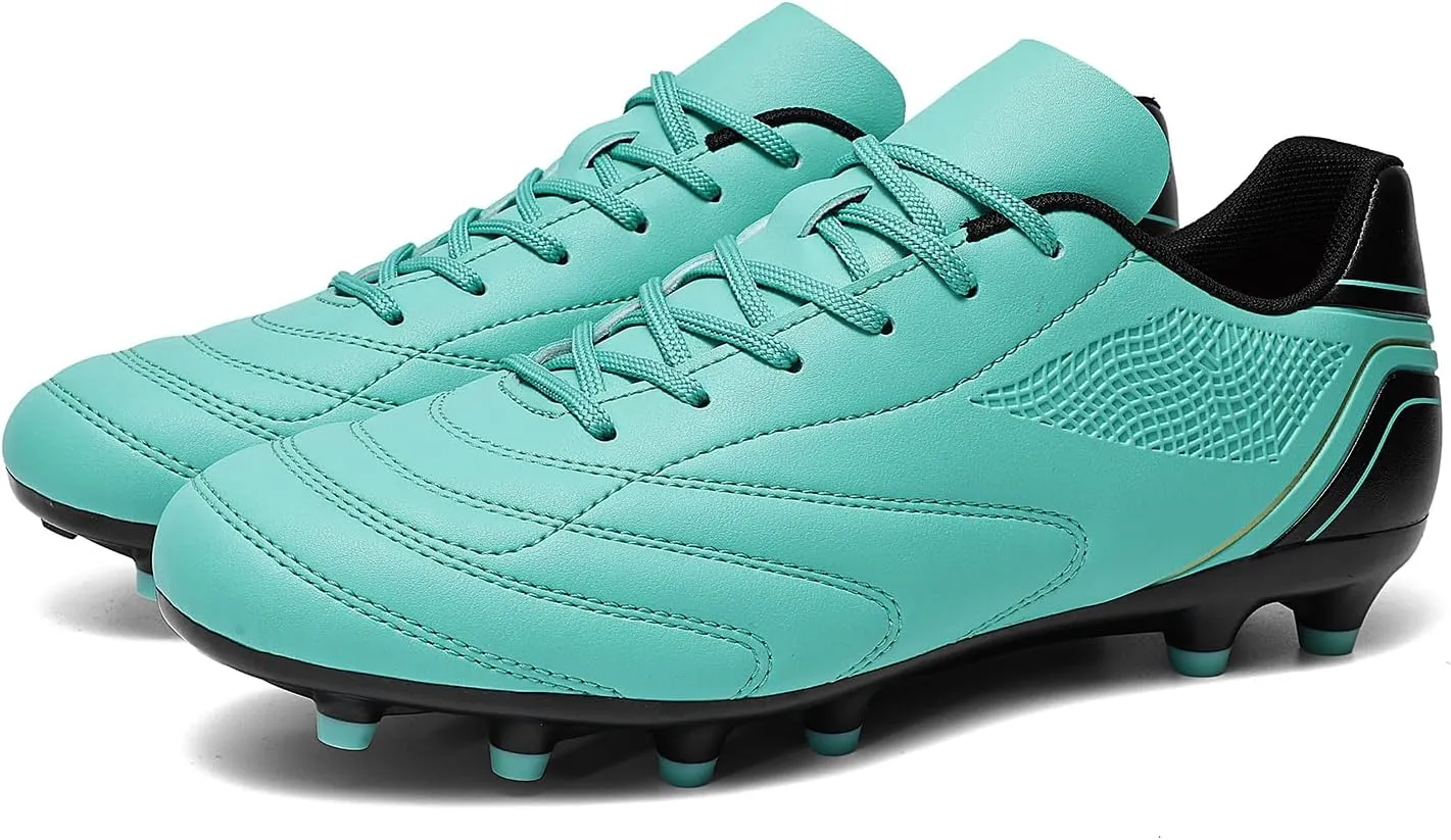 HaloTeam Soccer Shoes Mens Cleats Outdoor Professional Training Turf Football Boots Breathable Athletic Sneaker for AG/FG