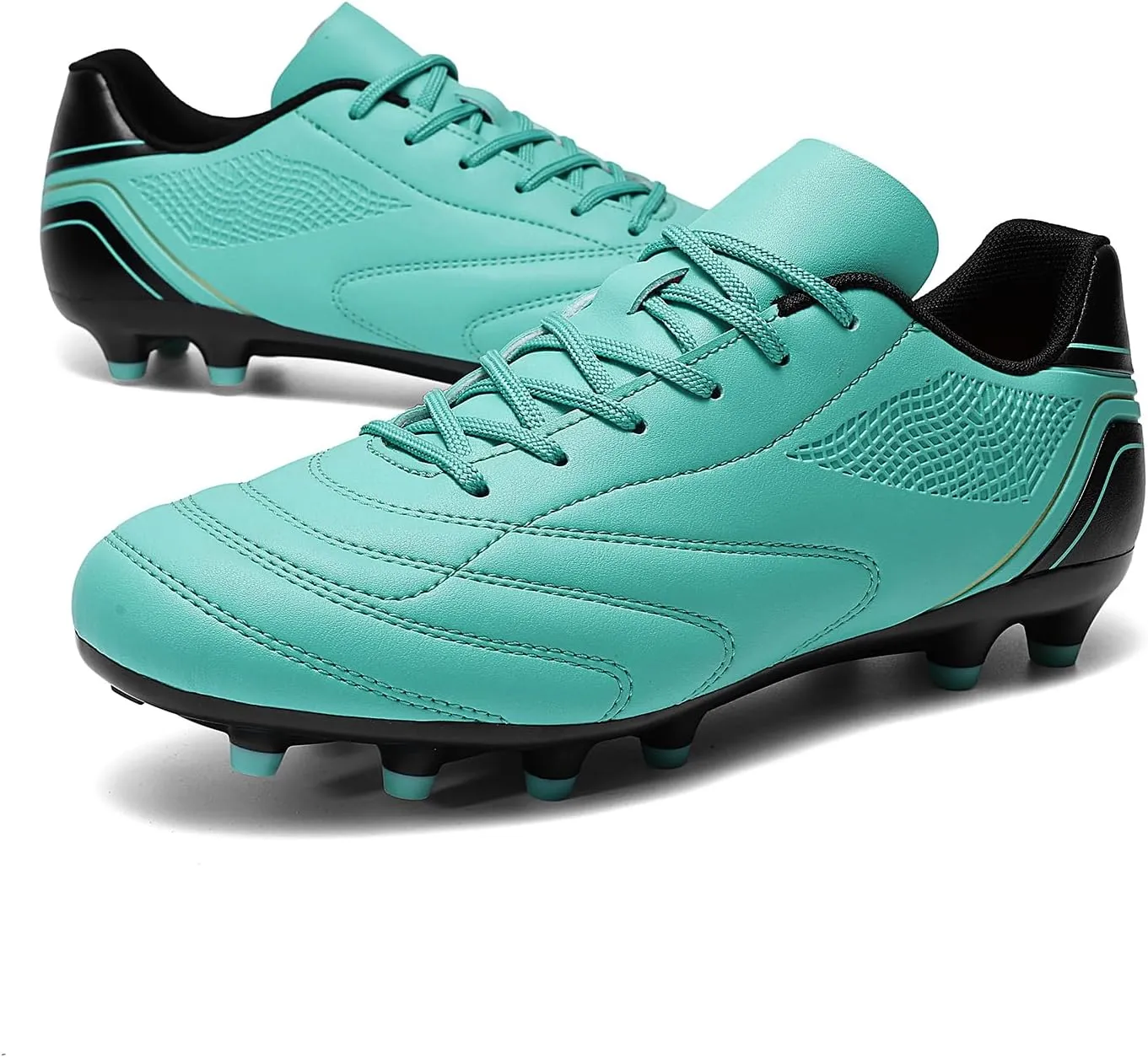 HaloTeam Soccer Shoes Mens Cleats Outdoor Professional Training Turf Football Boots Breathable Athletic Sneaker for AG/FG